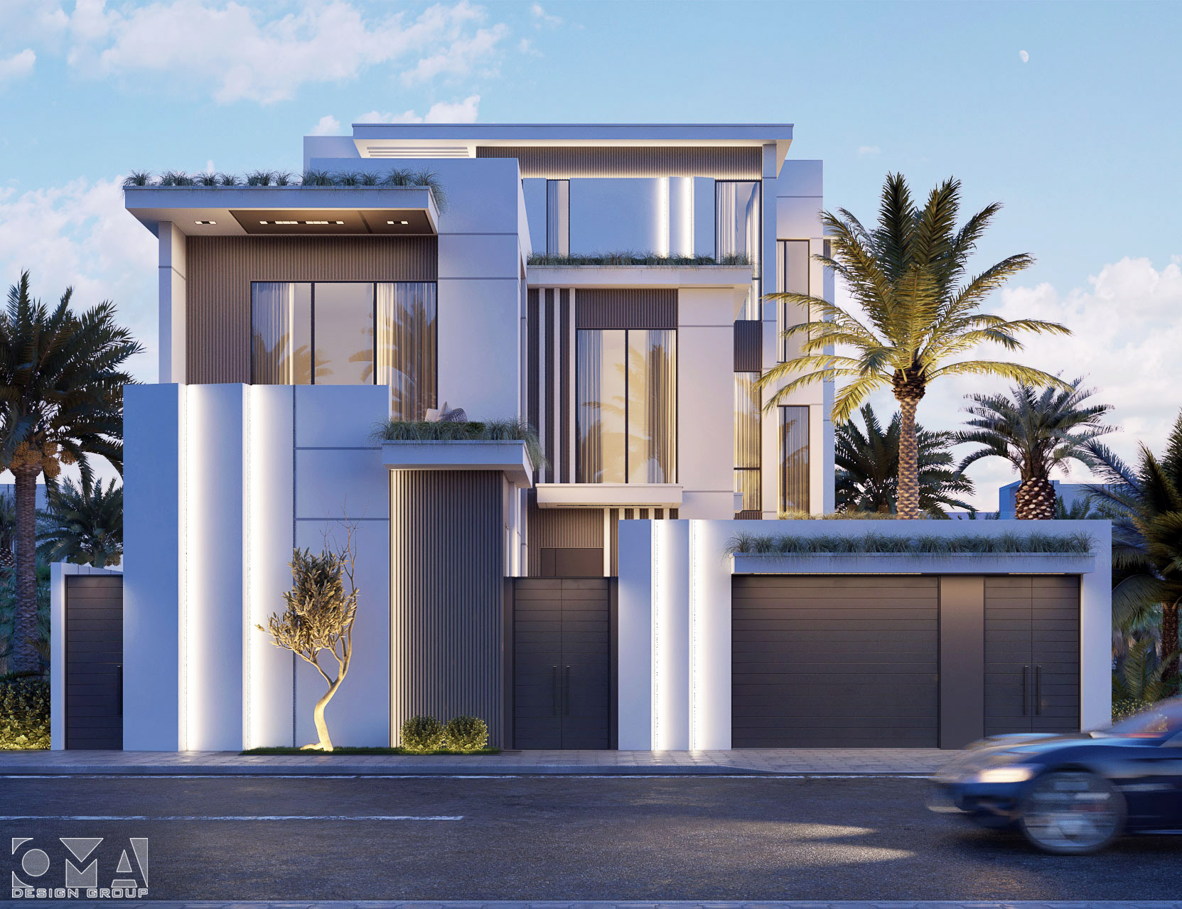 AL-MUTAIRY VILLA / EXTERIOR DESIGN AND LANDSCAPE | SAUDI ARABIA-01