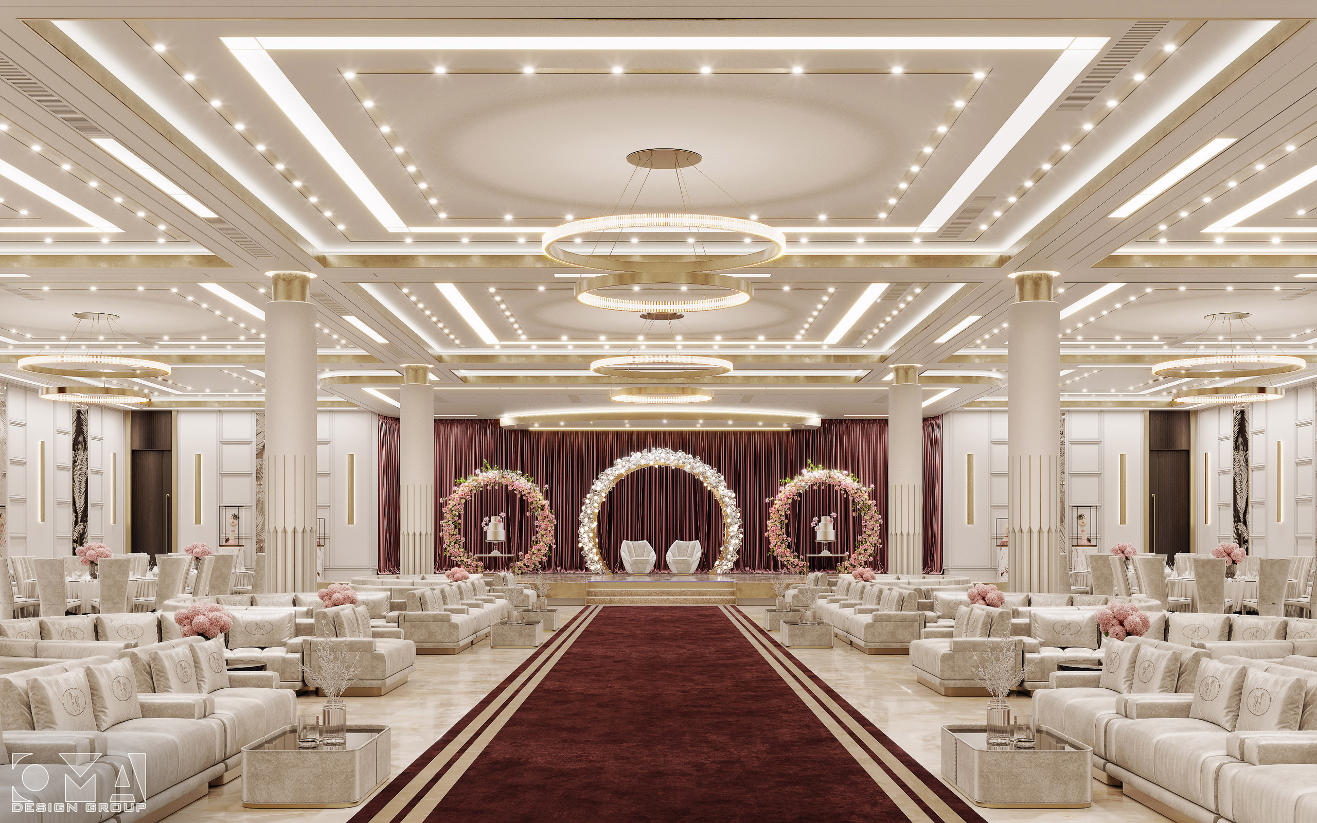 QUEEN PALACE - WEDDING VENUE / INTERIOR DESIGN | KSA01