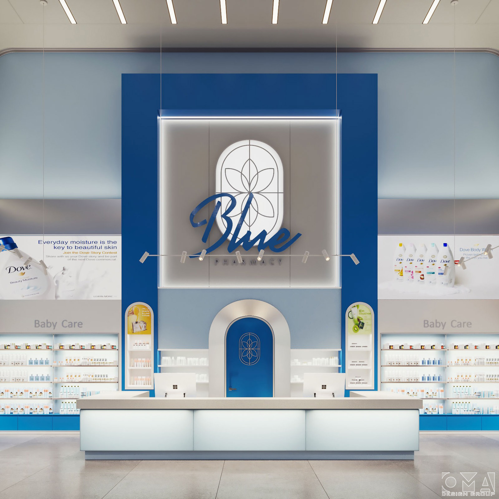 BLUE PHARMACY / INTERIOR DESIGN | SAUDI ARABIA01