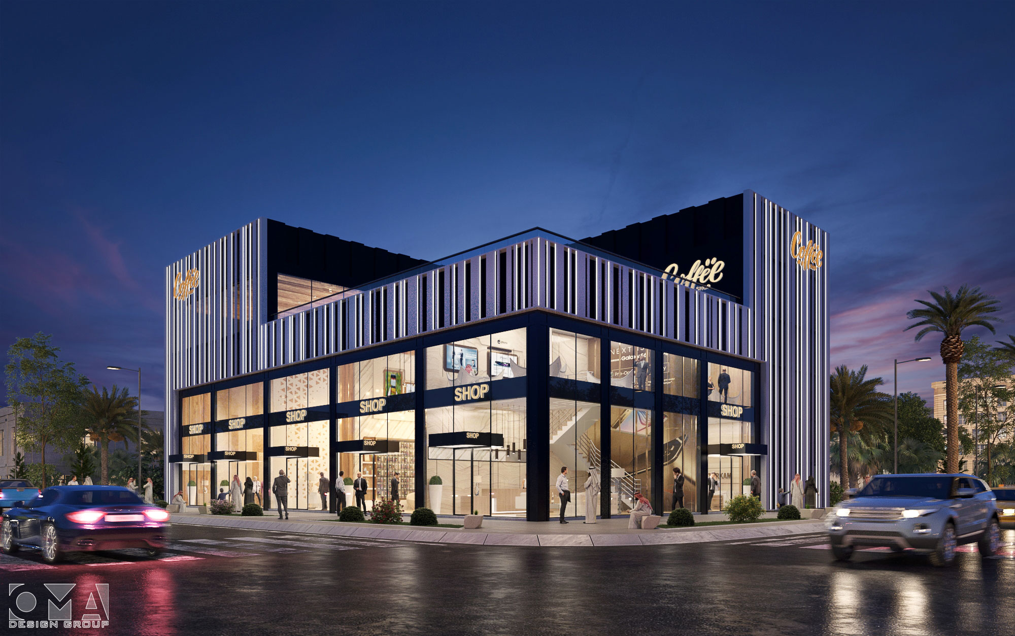 LOUVER SHOPPING CENTER / EXTERIOR FACADES DESIGN | SAUDI ARABIA-01