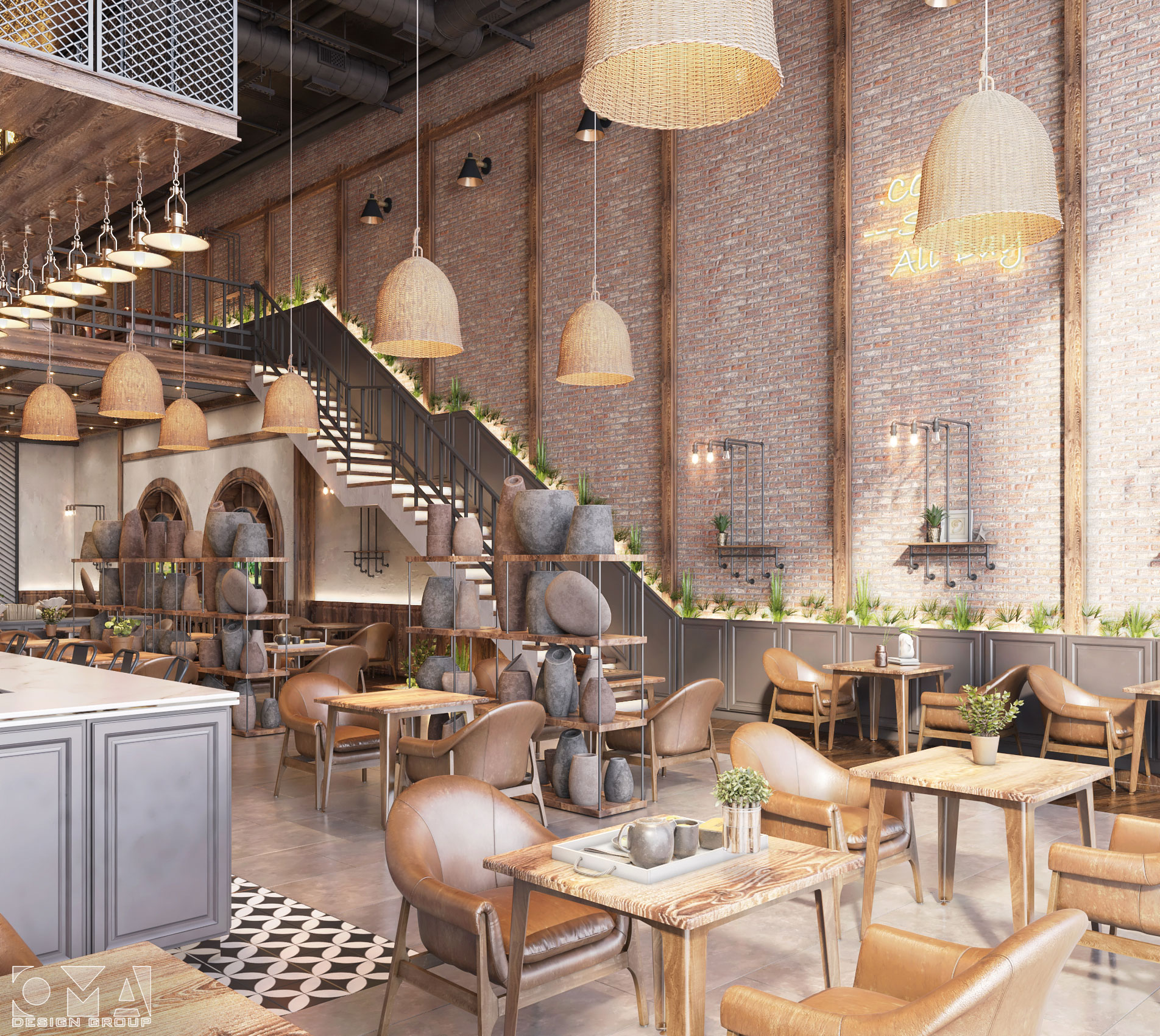 ITS RAINING COFFEE SHOP BRANCH- INTERIOR DESIGN | KSA02