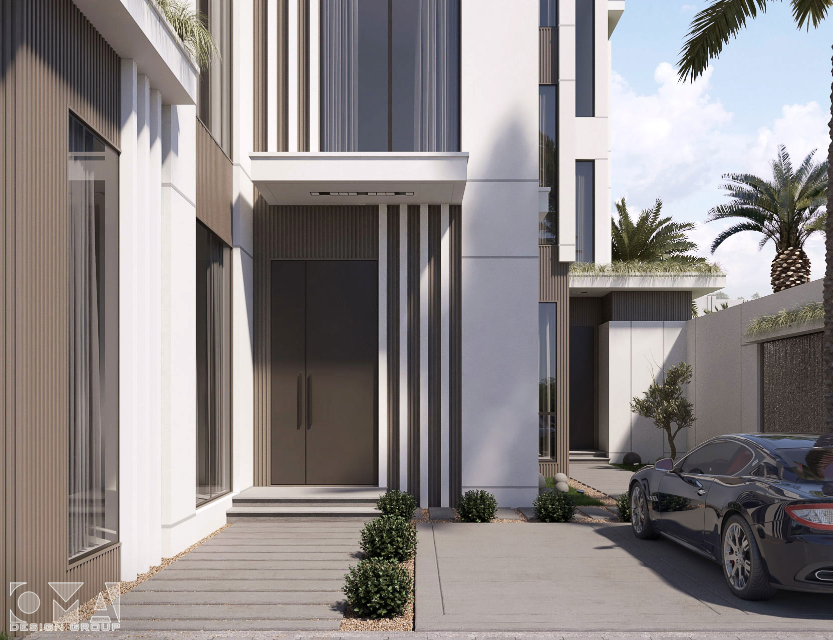 AL-MUTAIRY VILLA / EXTERIOR DESIGN AND LANDSCAPE | SAUDI ARABIA-04-1