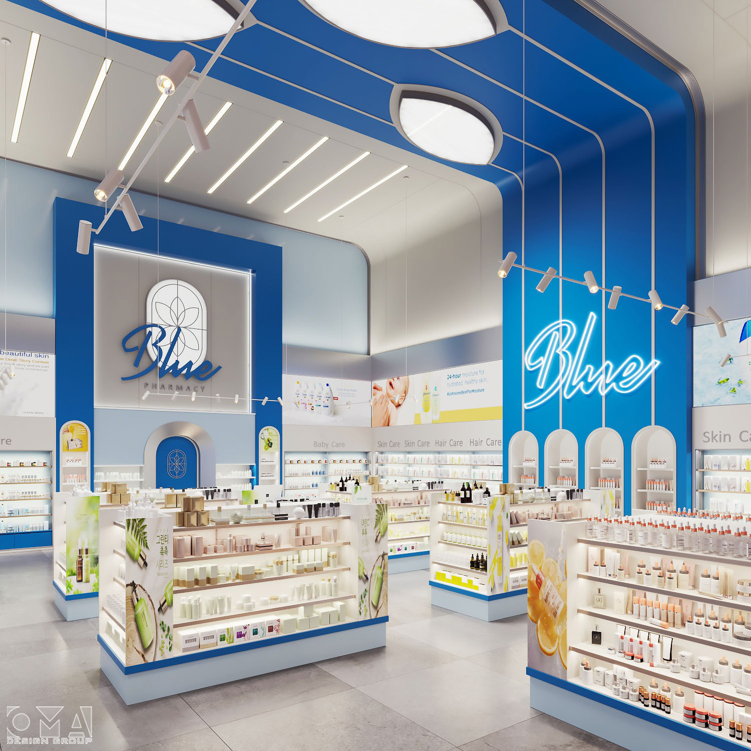 BLUE PHARMACY / INTERIOR DESIGN | SAUDI ARABIA03