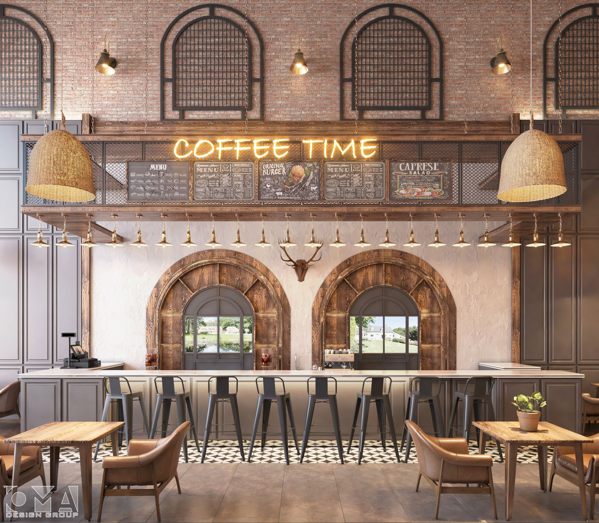 ITS RAINING COFFEE SHOP BRANCH- INTERIOR DESIGN | KSA04