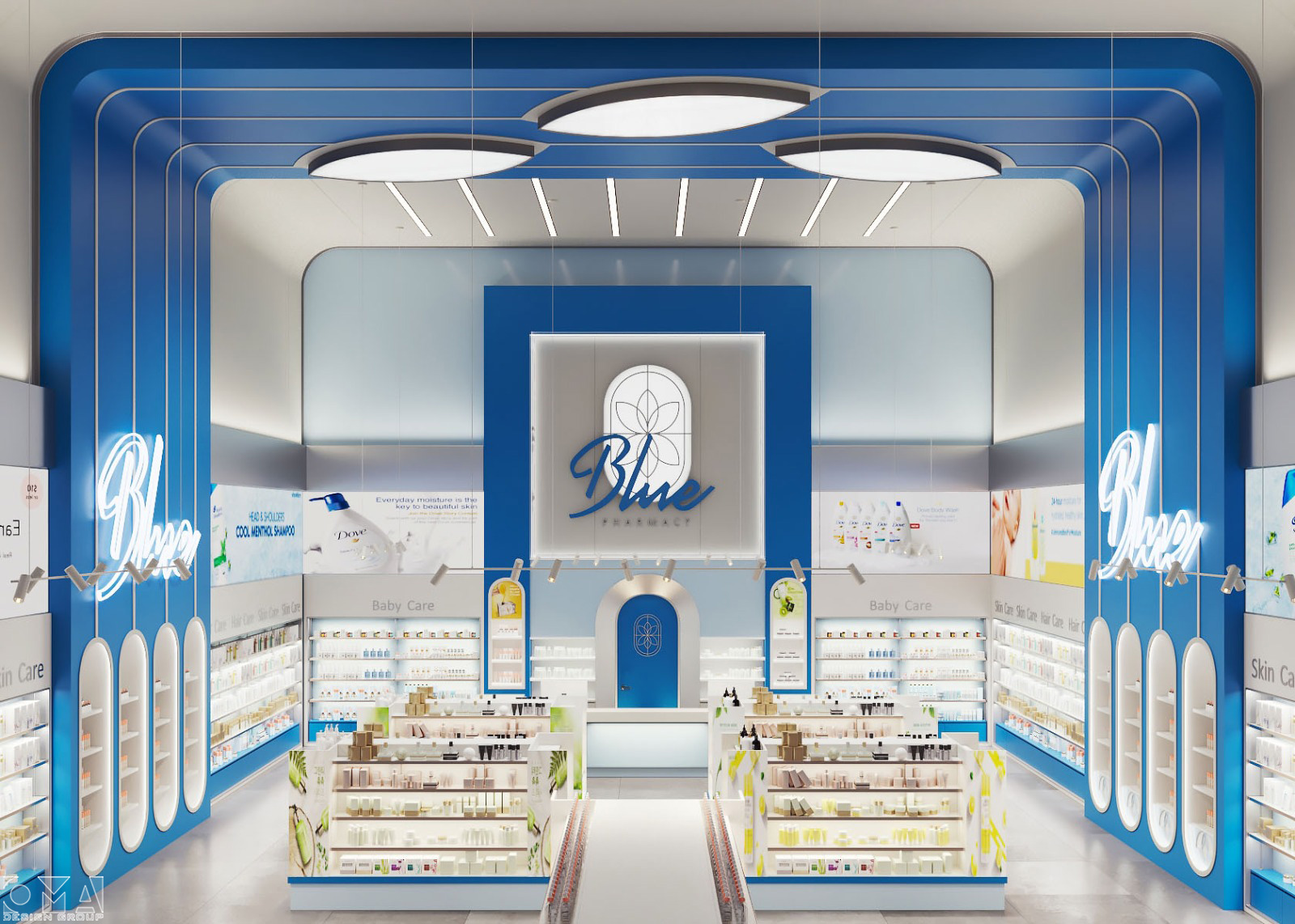 BLUE PHARMACY / INTERIOR DESIGN | SAUDI ARABIA06