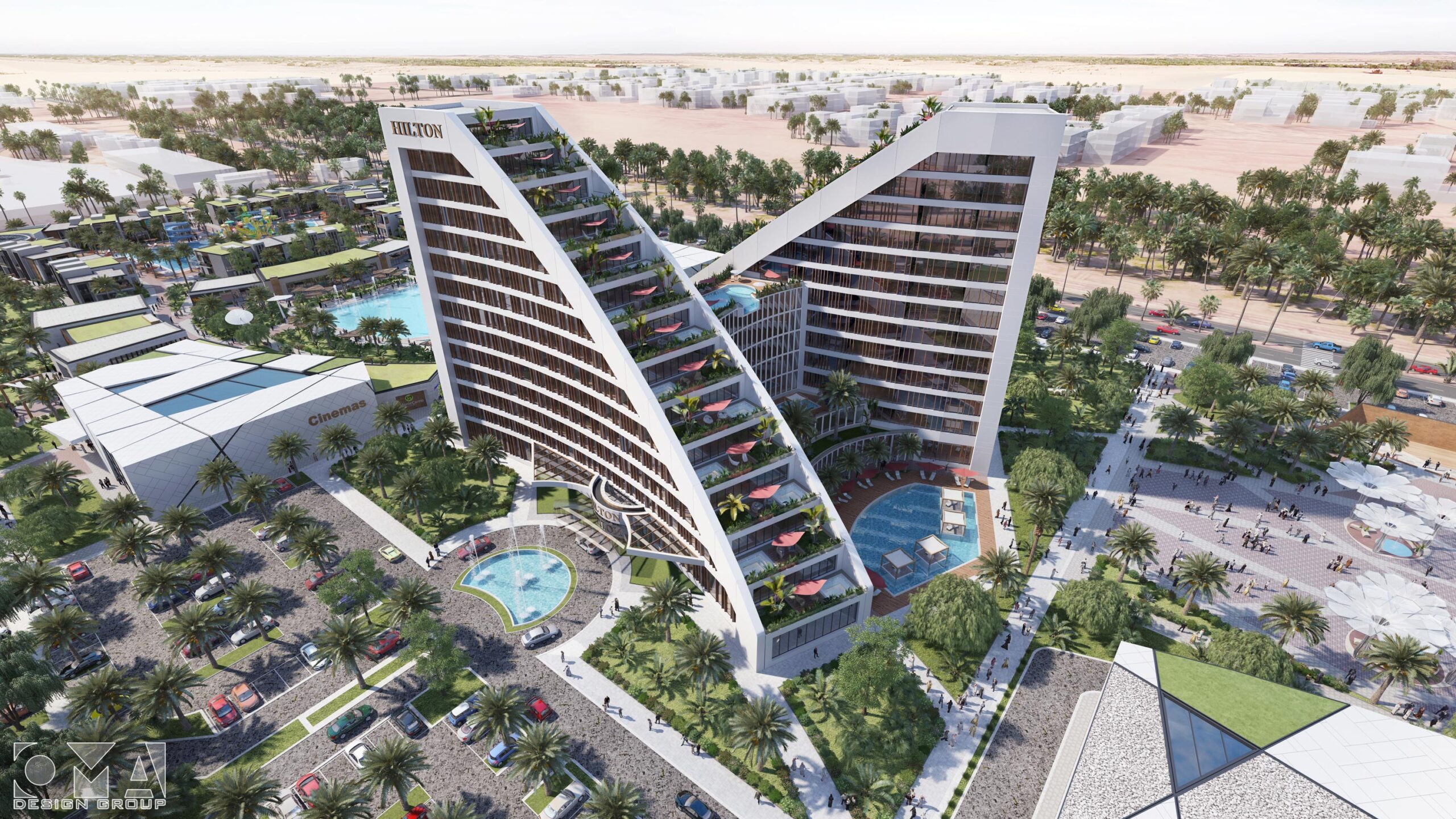 HAFAR ALBATIN PLAZA / MIXED USE DEVELOPMENT - CONCEPT DESIGN | SAUDI ARABIA-07