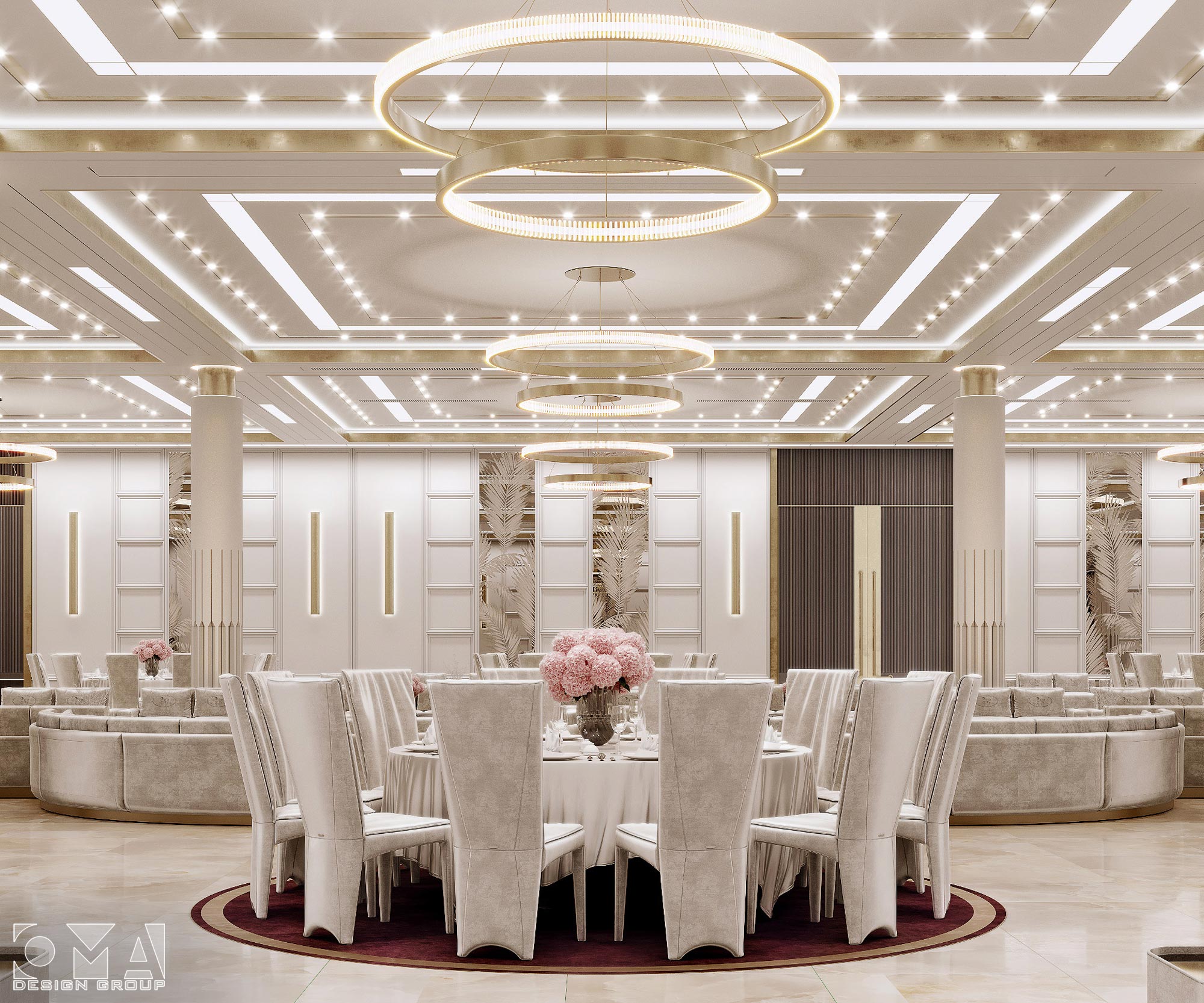 QUEEN PALACE - WEDDING VENUE / INTERIOR DESIGN | KSA01-1