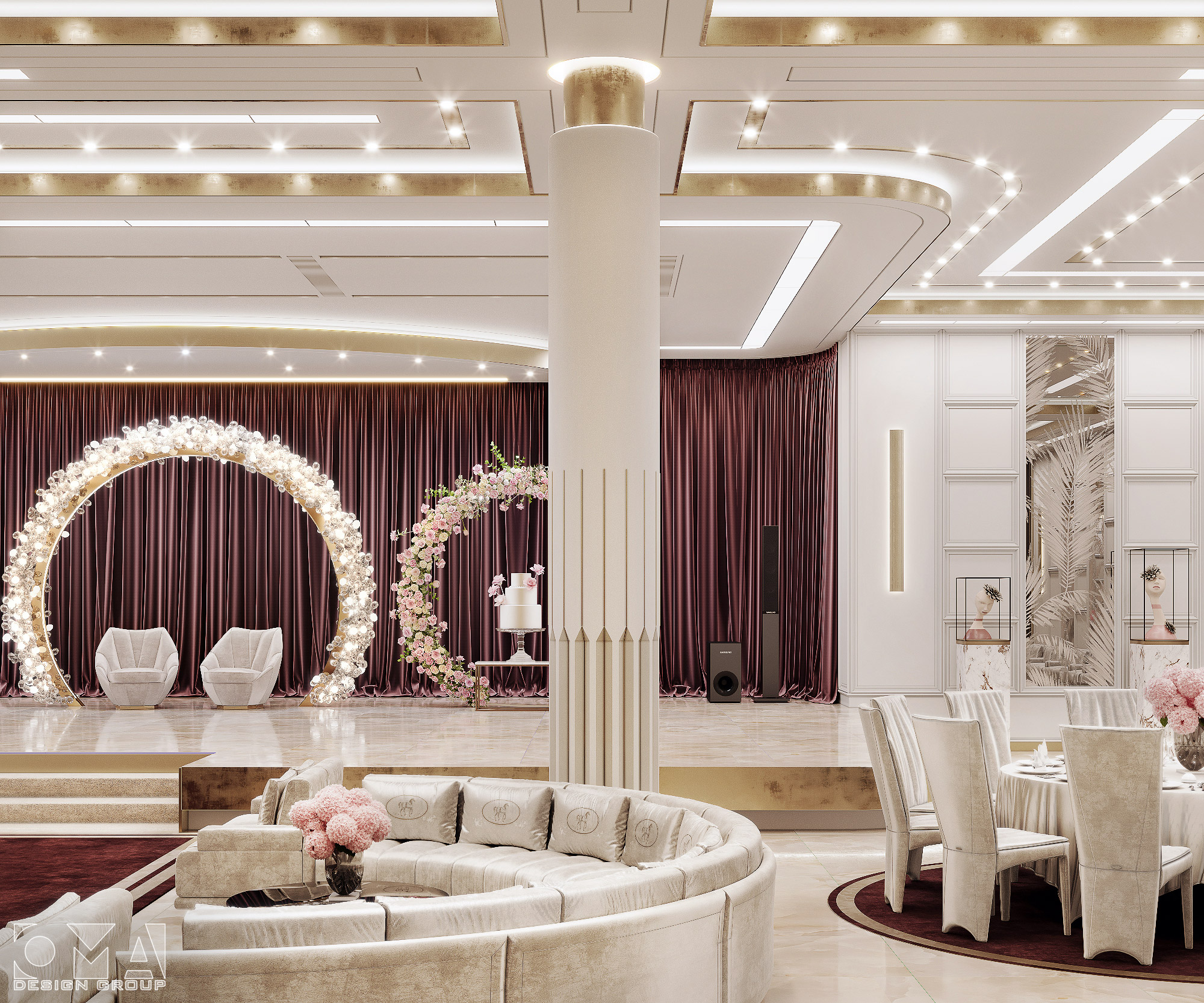 QUEEN PALACE - WEDDING VENUE / INTERIOR DESIGN | KSA02