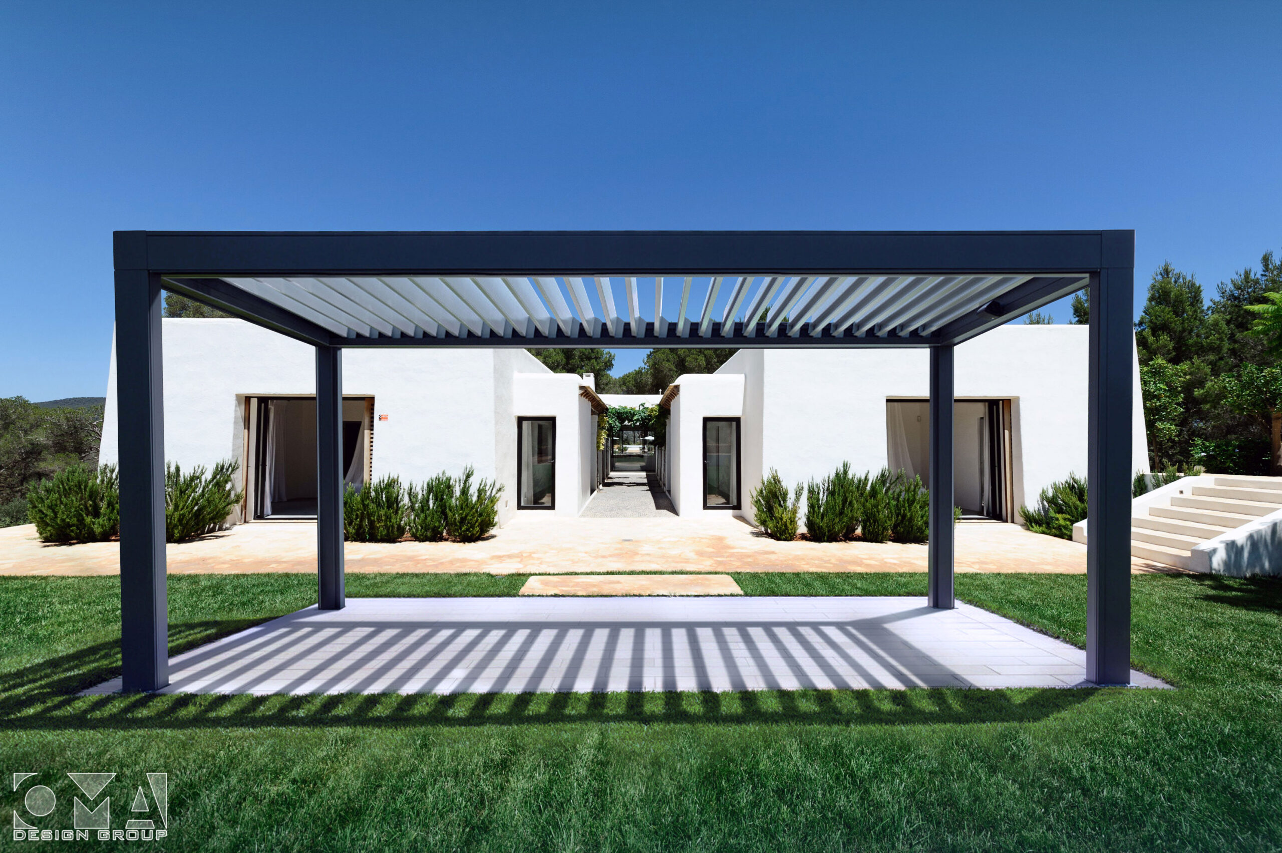 BIOCLIMATIC PERGOLA - LUXIAL OUTDOOR SYSTEM / ISTANBUL, TURKEY - 3D RENDERING-06