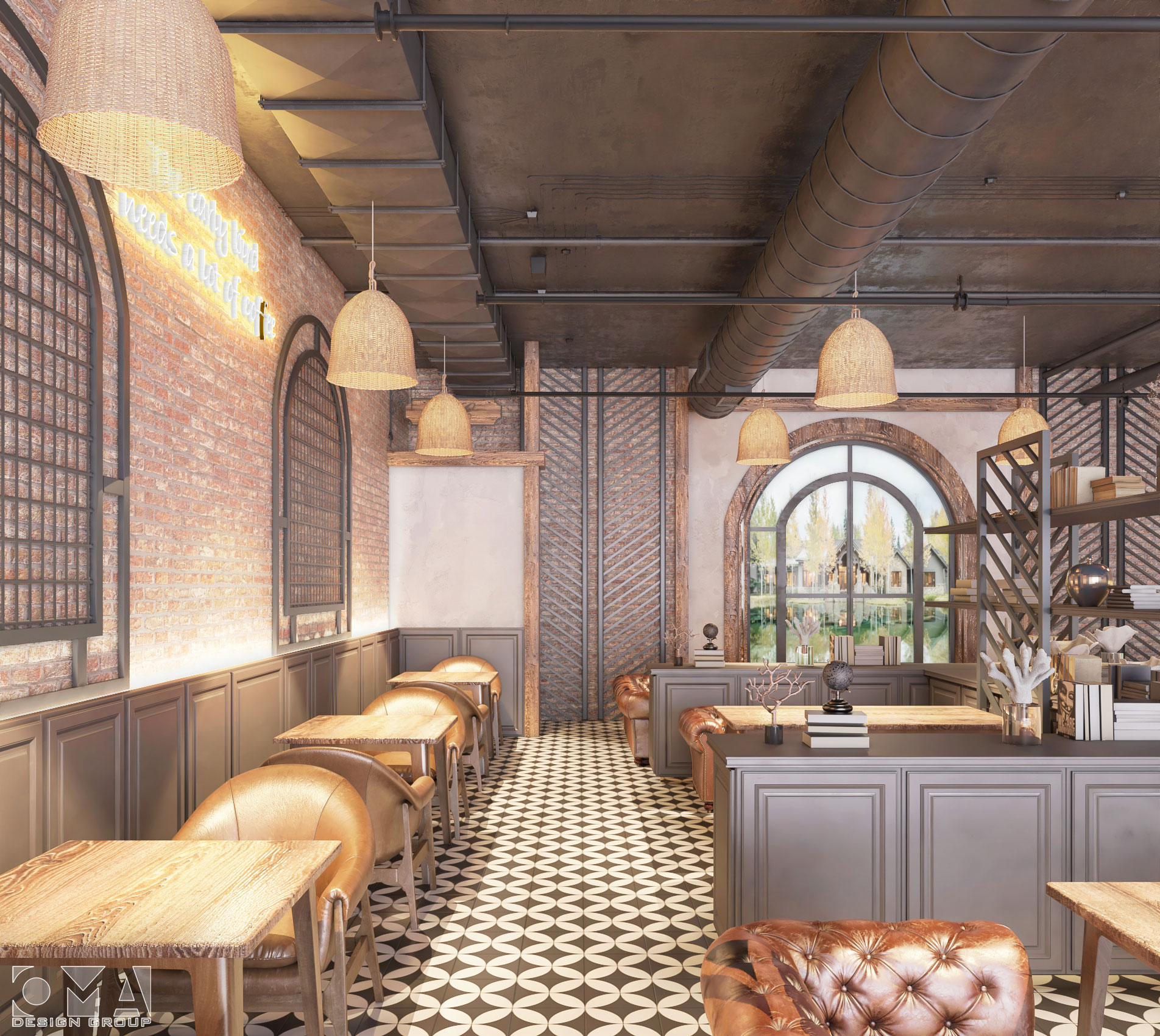 ITS RAINING COFFEE SHOP BRANCH- INTERIOR DESIGN | KSA14