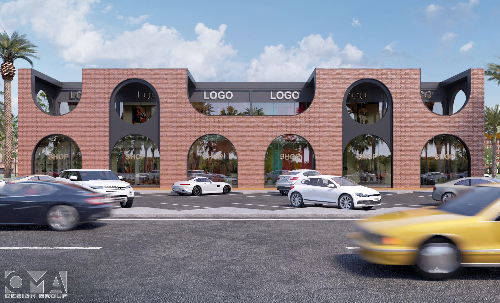 PLATINUM PLAZA - STRIP MALL EXTERIOR DESIGN | SAUDI ARABIA-04