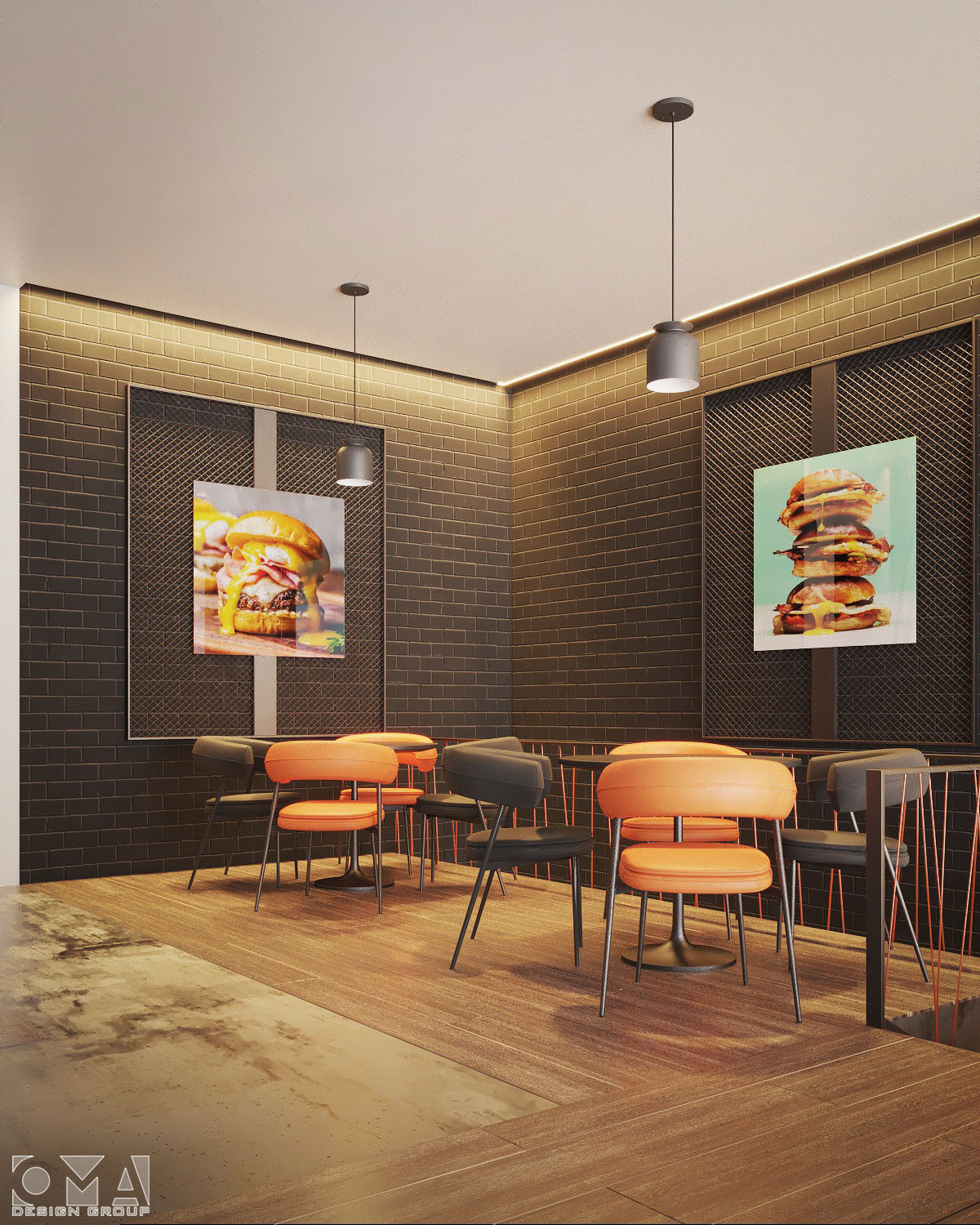 BLACK SPIDER BURGER SHOP / INTERIOR DESIGN | SAUDI ARABIA19