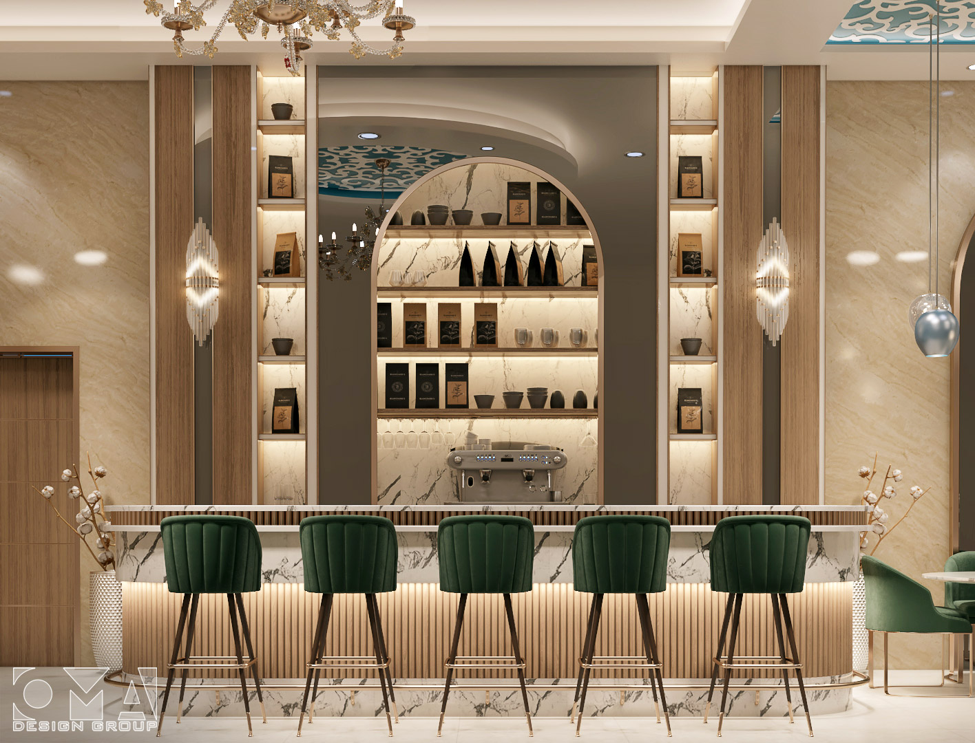 COFFEE BAR CORNER / INTERIOR DESIGN | KSA03