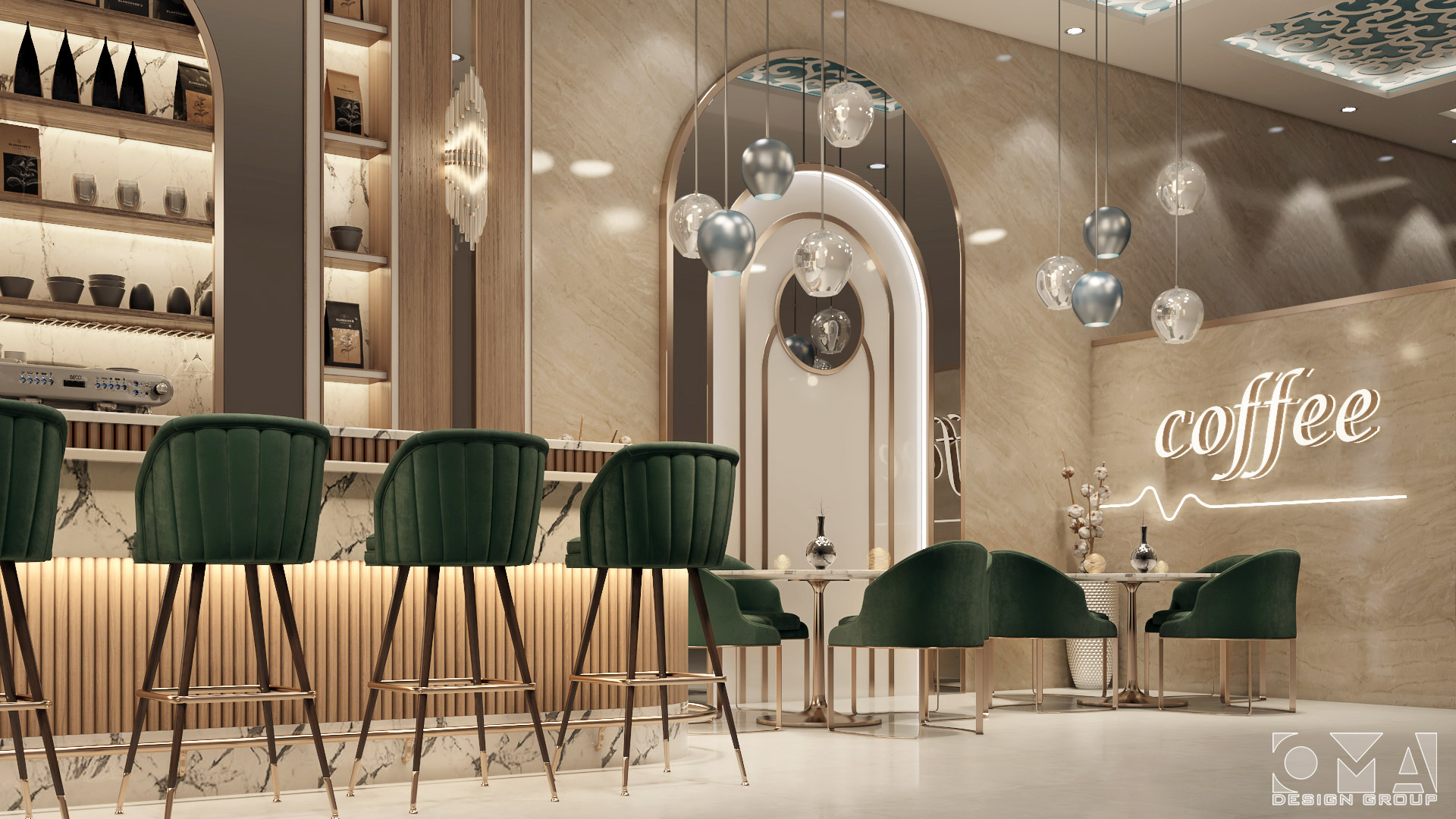 COFFEE BAR CORNER / INTERIOR DESIGN | KSA04