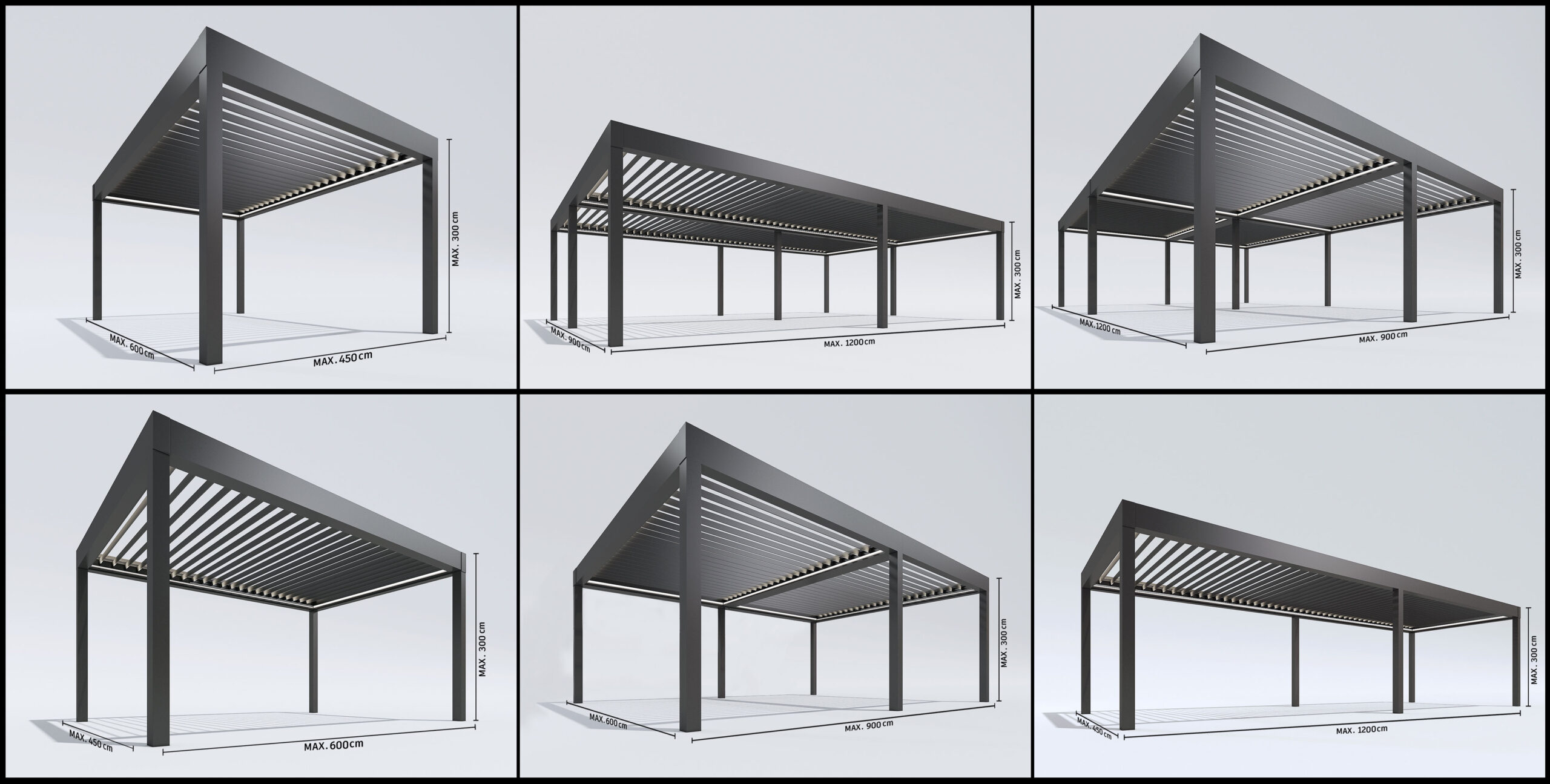 BIOCLIMATIC PERGOLA - LUXIAL OUTDOOR SYSTEM / ISTANBUL, TURKEY - 3D RENDERING-03